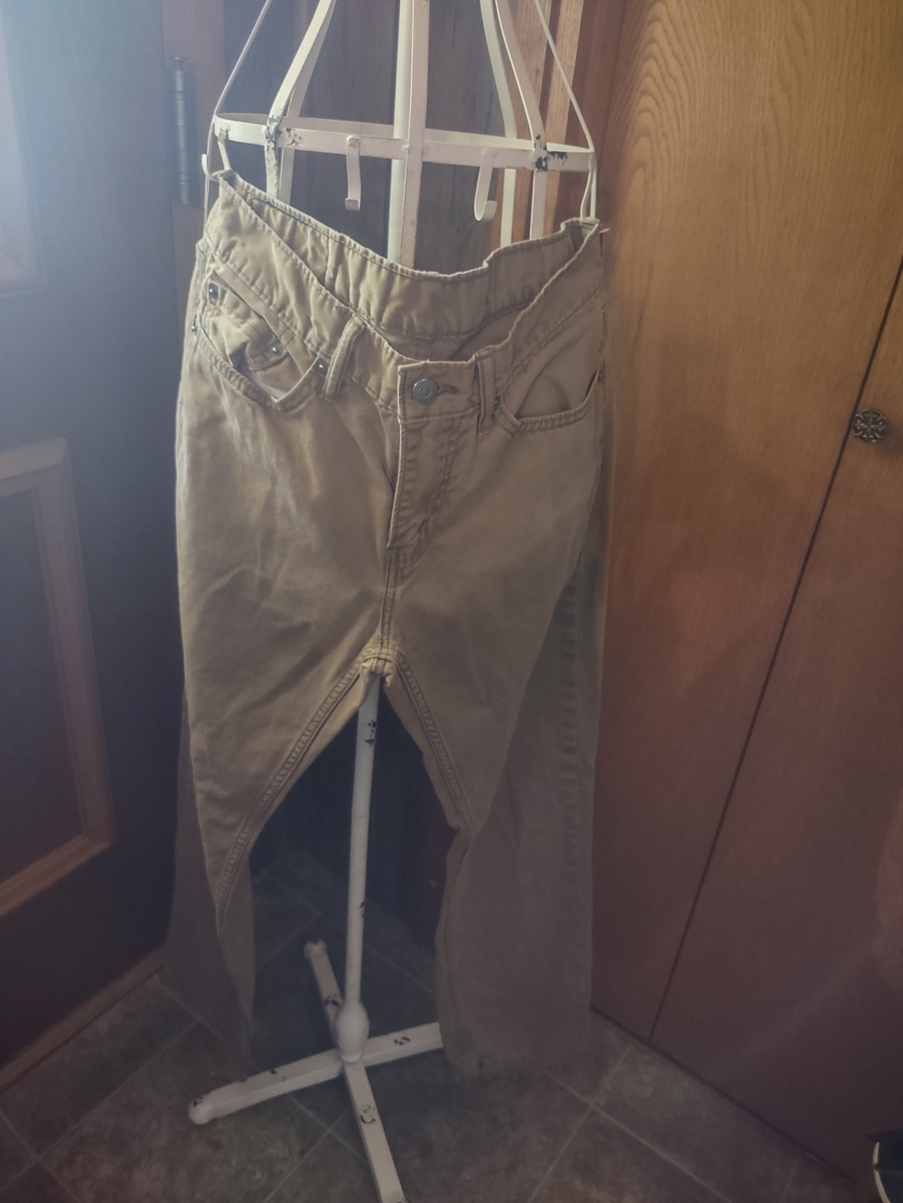 Levi's Tan/Khaki Straight-Leg Pants